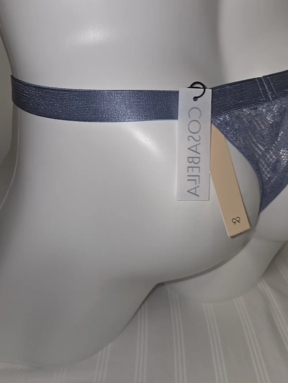 Cosabella Men's Luzerne Blue Italian Thong